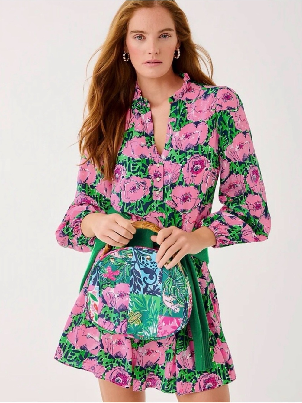 Lilly Pulitzer NWT Evaline Silk Dress Low Tide Navy Florrie Size 4